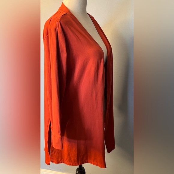 Cuddle Duds Crimson Colored Cardigan as Comfy as can Bee!! - Picture 7 of 10